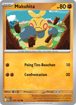 Makuhita 072/188 Pokémon Méga-Évolution (ME01)