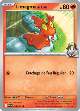 Limagma de Luth 035/244 Pokémon Rivalités Destinées (EV10)