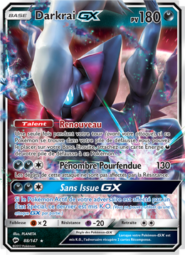 Darkrai GX 88/169 — Pokémon Ombres Ardentes (BUS)