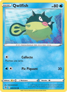 Qwilfish 60/284 Pokémon Poing de Fusion (FST)