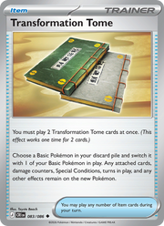 Tome de Transformation 83/86 — Pokémon Chaos Ascendant (ME04)
