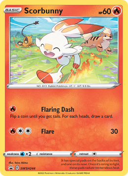 Flambino SWSH244/PROMO — Pokémon Promo Épée et Bouclier (SWSHP)