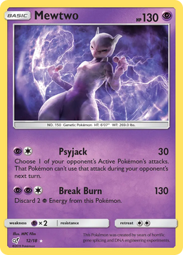 Mewtwo 12/18 — Pokémon Détective Pikachu (DET)