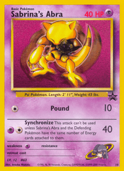 Sabrina's Abra 19/53 Pokémon Wizards Black Star Promos (WBSP)