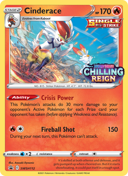 Pyrobut SWSH112/PROMO — Pokémon Promo Épée et Bouclier (SWSHP)