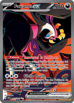 Favianos-ex 092/99 Pokémon Fable Nébuleuse (EV6.5)