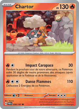 Chartor 030/226 Pokémon Mascarade Crépusculaire (EV06)
