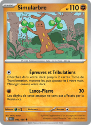 Simularbre 043/122 Pokémon Chaos Ascendant (ME04)