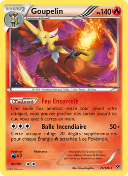 Goupelin 26/146 — Pokémon XY (XY)