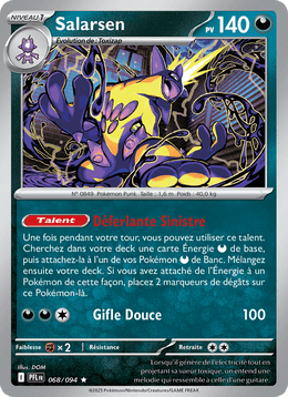 Salarsen 068/130 Pokémon Flammes Fantasmagoriques (ME02)