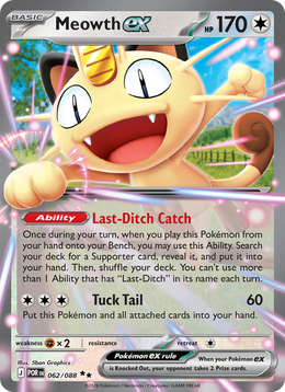 Miaouss-ex 62/88 — Pokémon Équilibre Parfait (ME03)