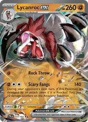 Lougaroc-ex 117/279 — Pokémon Évolutions à Paldea (EV02)
