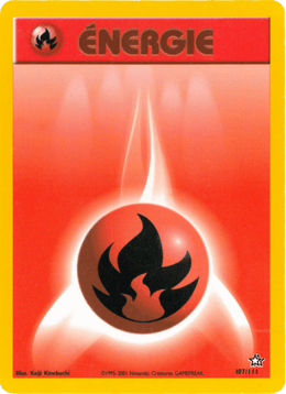 Énergie Feu 107/111 Pokémon Neo Genesis (N1)