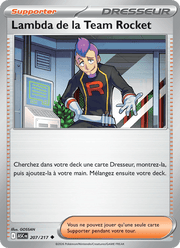 Lambda de la Team Rocket 207/295 Pokémon Héros Transcendants (ME2.5)