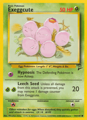 Exeggcute 74/130 Pokémon Base Set 2 (B2)