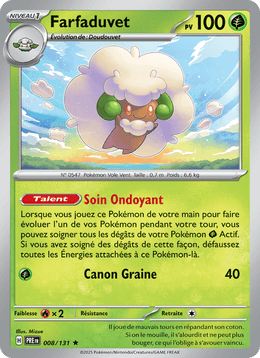 Farfaduvet 008/180 Pokémon Évolutions Prismatiques (EV8.5)
