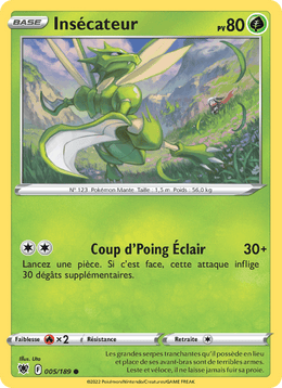 Insécateur 005/216 Pokémon Astres Radieux (ASR)