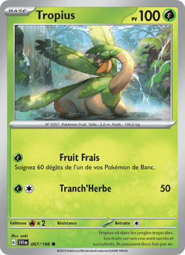 Tropius 007/258 Pokémon Écarlate et Violet (EV01)