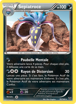 Sepiatroce 76/146 — Pokémon XY (XY)