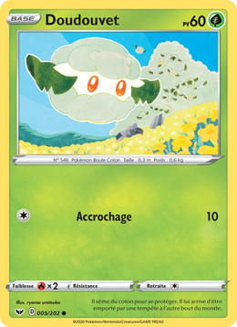 Doudouvet 5/216 Pokémon Épée et Bouclier