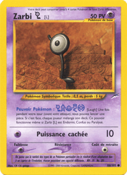 Zarbi L 86/113 Pokémon Neo Destiny (N4)