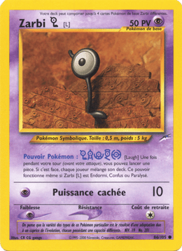 Zarbi L 86/113 Pokémon Neo Destiny (N4)