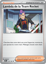 Lambda de la Team Rocket 176/244 Pokémon Rivalités Destinées (EV10)
