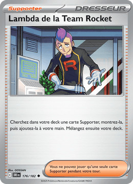 Lambda de la Team Rocket 176/244 Pokémon Rivalités Destinées (EV10)