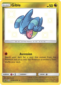 Griknot SV38/94 — Pokémon Destinées Occultes Coffre Étincelant (SMA)