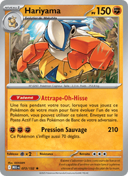 Hariyama 073/188 Pokémon Méga-Évolution (ME01)