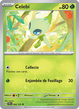 Celebi 004/175 Pokémon Couronne Stellaire (EV07)
