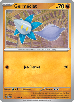 Germéclat 125/279 Pokémon Évolutions à Paldea (EV02)