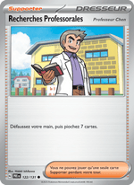 Recherches Professorales 122/180 Pokémon Évolutions Prismatiques (EV8.5)
