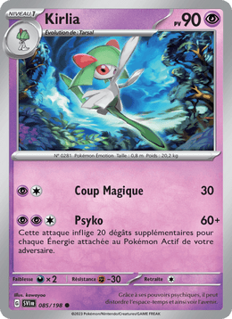 Kirlia 085/258 Pokémon Écarlate et Violet (EV01)