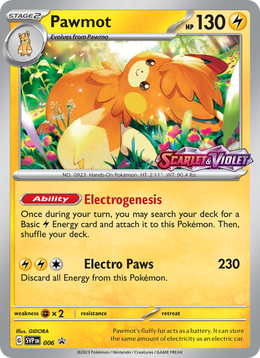 Pohmarmotte 006/PROMO — Pokémon Promo Écarlate et Violet (SVP)