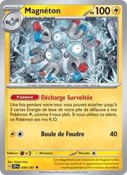 Magnéton 059/252 Pokémon Étincelles Déferlantes (EV08)