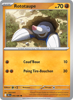 Rototaupe 045/172 Pokémon Foudre Noire (BLK)