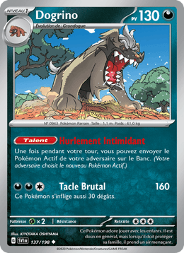 Dogrino 137/258 Pokémon Écarlate et Violet (EV01)