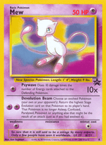 Mew 8/53 Pokémon Wizards Black Star Promos (WBSP)