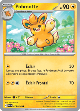 Pohmotte 075/258 Pokémon Écarlate et Violet (EV01)