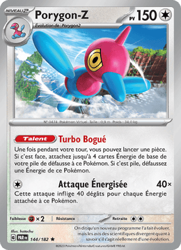 Porygon-Z 144/266 Pokémon Faille Paradoxe (EV04)