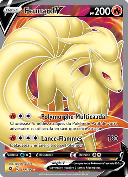 Feunard V 177/209 Pokémon Clash des Rebelles