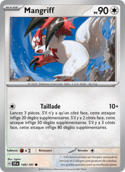 Mangriff 149/252 Pokémon Étincelles Déferlantes (EV08)