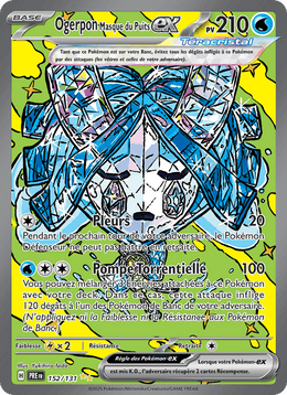 Ogerpon Masque du Puits-ex 152/180 Pokémon Évolutions Prismatiques (EV8.5)