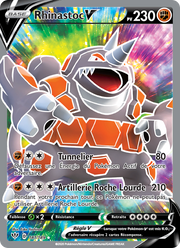 Rhinastoc V 181/201 Pokémon Ténèbres Embrasées