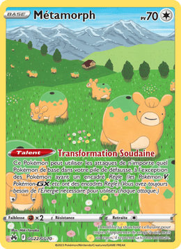 Métamorph GG22/160 Pokémon Zénith Suprême (CRZ)