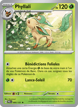 Phyllali 005/180 Pokémon Évolutions Prismatiques (EV8.5)