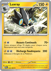 Luxray 028/124 Pokémon Équilibre Parfait (ME03)