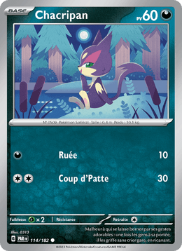 Chacripan 114/266 Pokémon Faille Paradoxe (EV04)