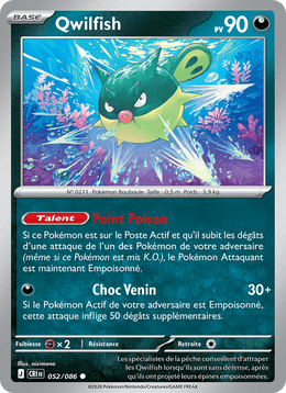 Qwilfish 052/122 Pokémon Chaos Ascendant (ME04)
